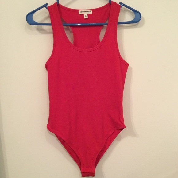 Zenana Outfitters Tops - NWOT Zenana Outfitters Red Bodysuit